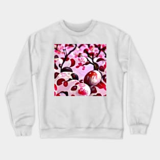 Abstract Cherries Crewneck Sweatshirt